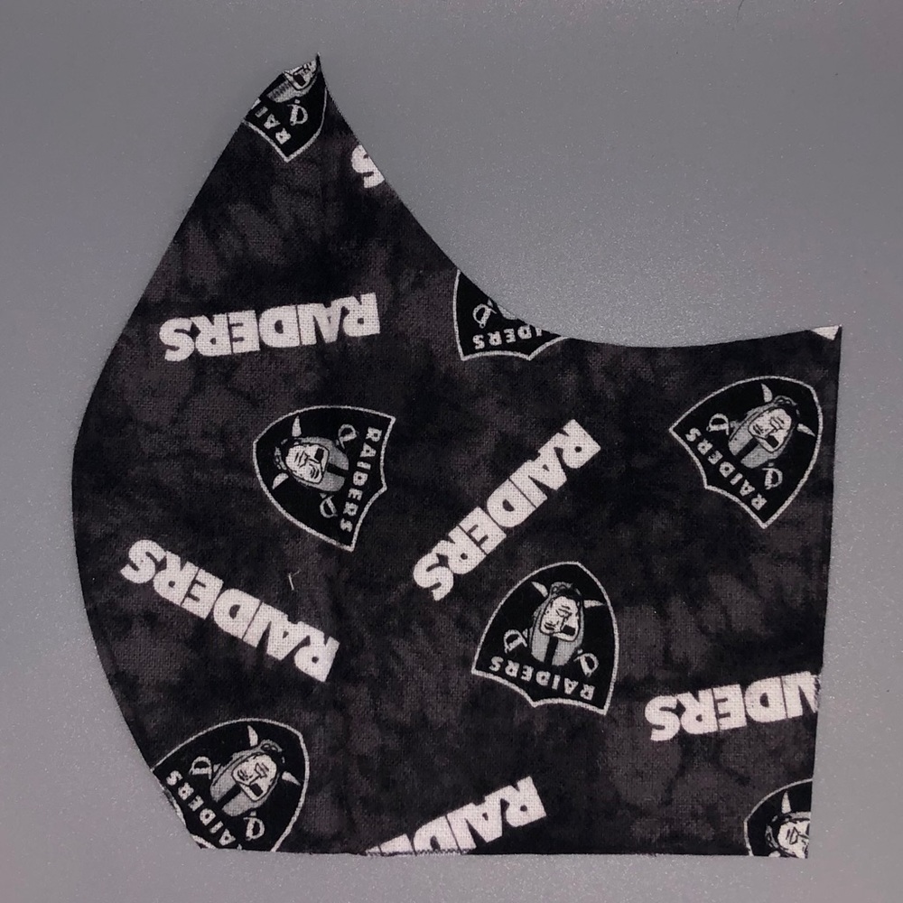 Las Vegas raiders fabric facemask